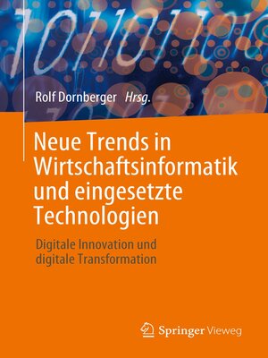 cover image of Neue Trends in Wirtschaftsinformatik und eingesetzte Technologien